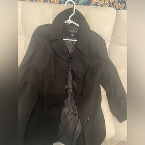 Women’s London Fog black wool coat